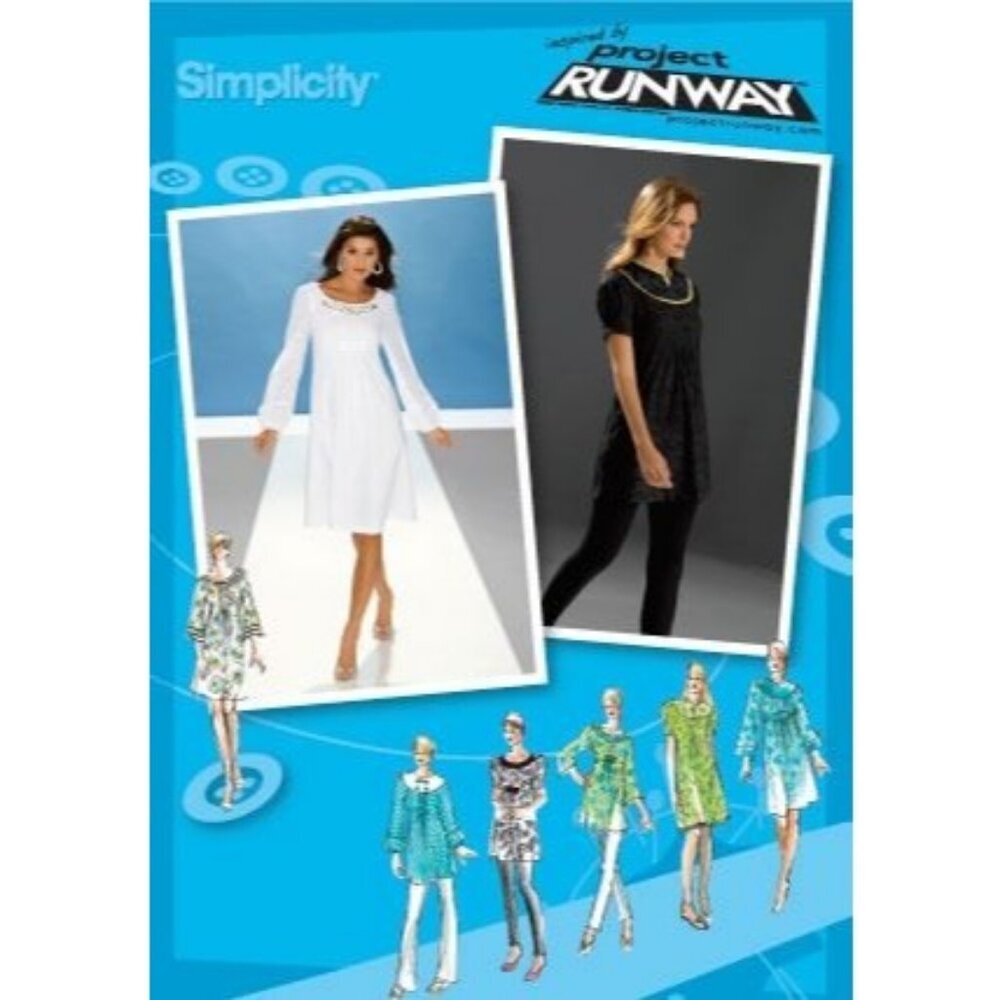 Simplicity Sewing Pattern 3530 Misses Petite Dress or Tunic Size 4-12